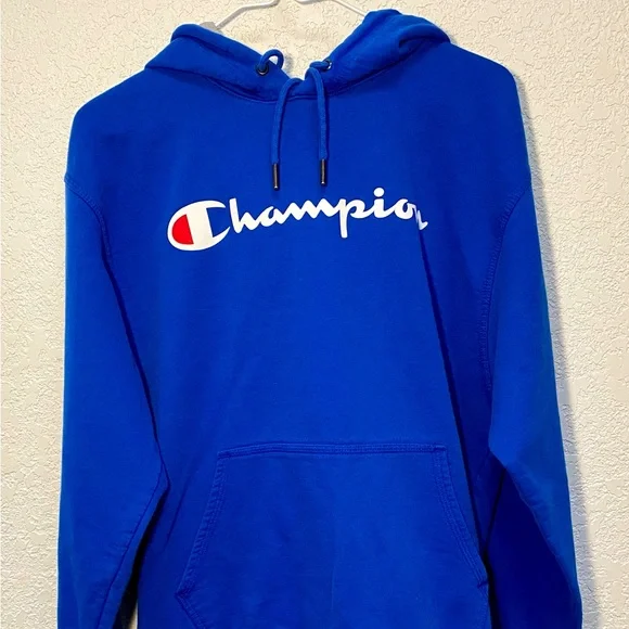 Champion Shirts Champion Hoodie Mens Small Blue Pullover